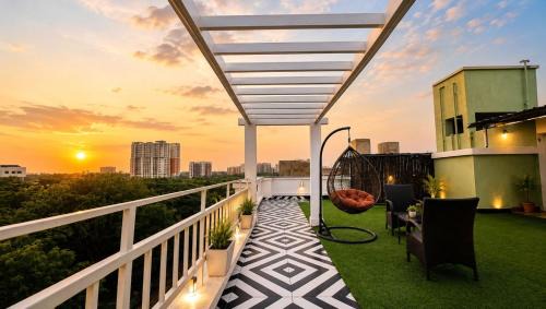 New Town Apartment | BluO Lake View 1BHK New Town - Terrace Garden
