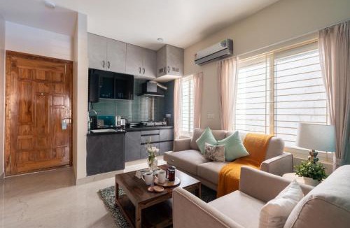 Koramangala 4th Block Apartment | The Koramangala Nook by The Blue Kite - 1, 2 & 3 BHK Serviced Apartments in Koramangala 4th Block near Cafes & Work Hubs