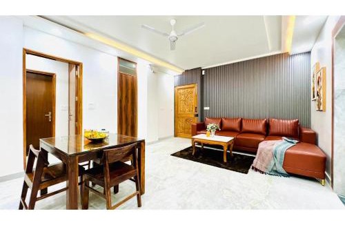 New Delhi Apartment | BluO Modern 2BHK - Central Delhi