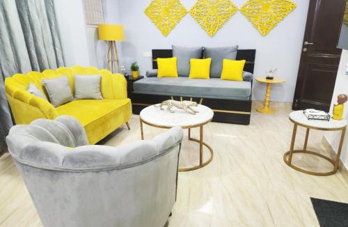 Greater Kailash Apartment | Air Purifier - Spacious 1BHK Suite with 2 baths 12