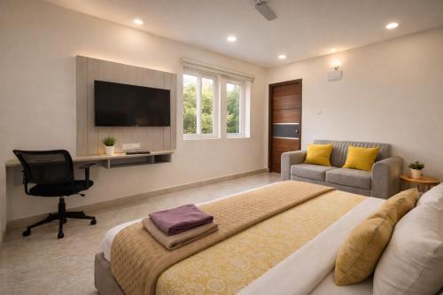 Yendluri's -Studio Flat 1BHK -Kondapur, Gachibowli